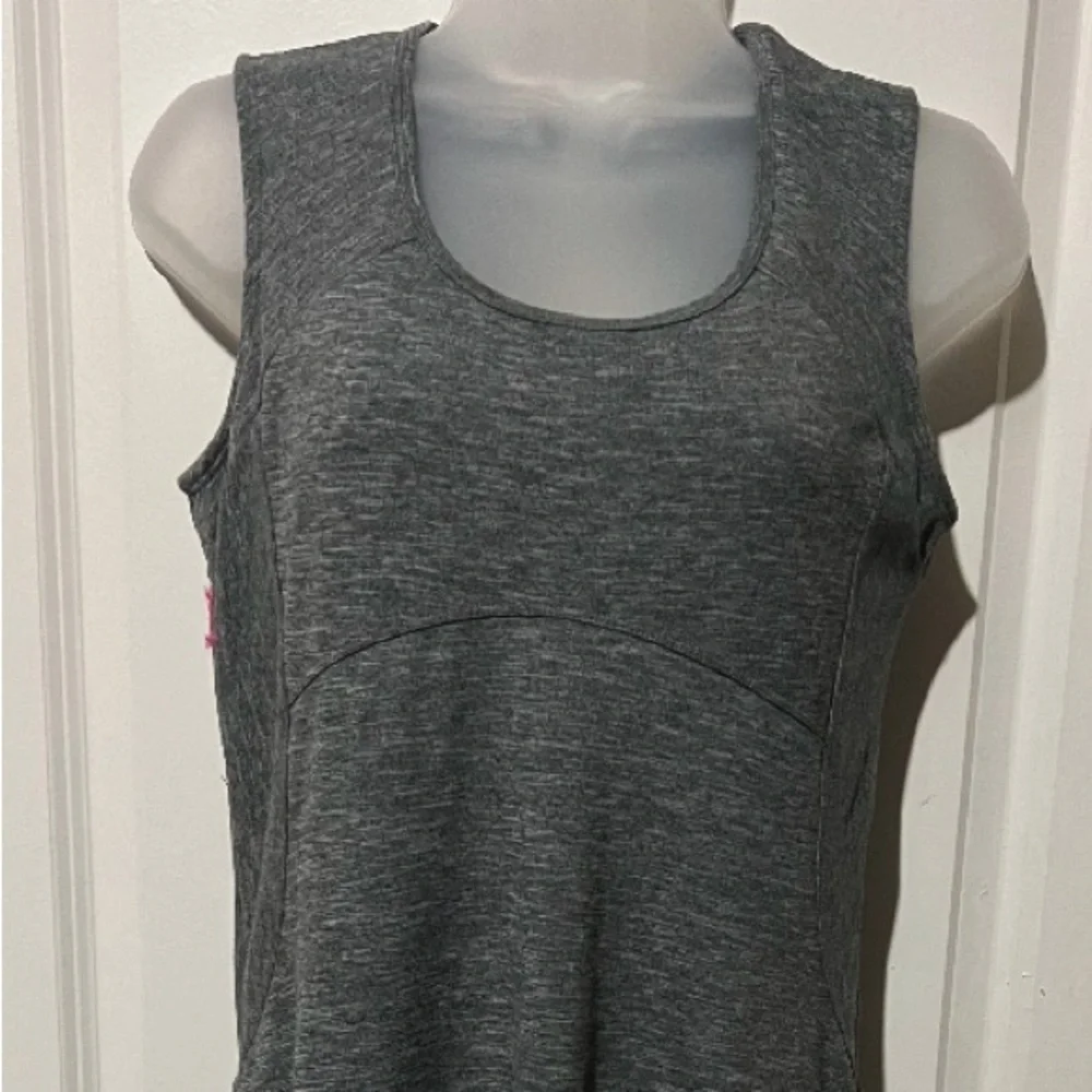 Prana Gray Sleeveless Dress Back Cut Out Size Small outdoor summer hiking casual